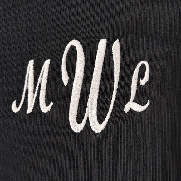 Frank & Eileen Effie Long-Sleeve Funnel Neck Capelet Navy Triple Fleece Size XL - Picture 2 of 5